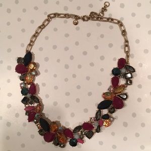 J. Crew multi-colored jewel necklace